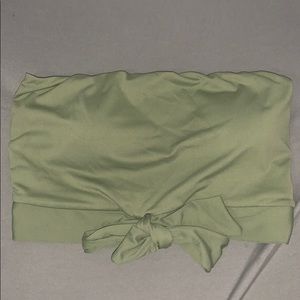 Green tube top